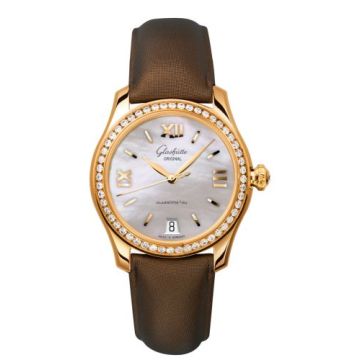 Glashütte Original Lady Serenade Rose Gold / Diamond / MOP / Calf - Folding