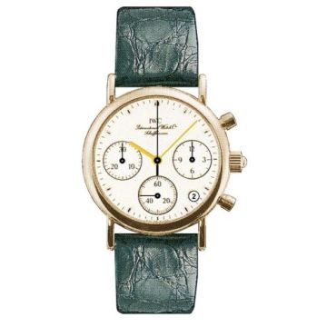 IWC Schaffhausen Portofino Lady Chronograph MecaQuartz Rose Gold / White / Alligator