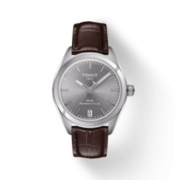 Tissot PR 100 Powermatic 80 33 Stainless Steel / Grey