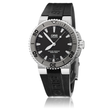 Oris Aquis Date 43 Stainless Steel / Black / Rubber