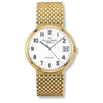 IWC Schaffhausen Portofino Automatic Yellow Gold / White - Railroad / Bracelet