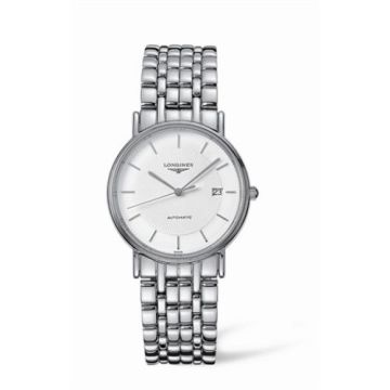Longines Presence 34.5 Automatic Stainless Steel Stick Bracelet