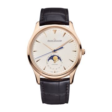 Jaeger-LeCoultre Master Ultra Thin Moon Pink Gold / Eggshell / Alligator