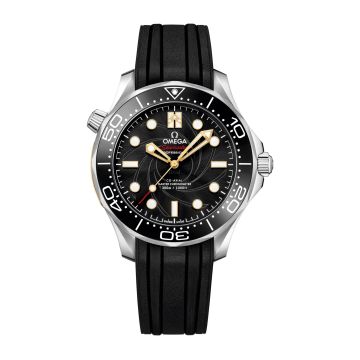 Omega Seamaster Diver 300M Master Co-Axial 42 James Bond Stainless Steel / Black / Rubber
