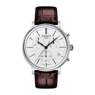 Tissot Carson Premium Chronograph Quartz 41 Stainless Steel / Silver / Strap