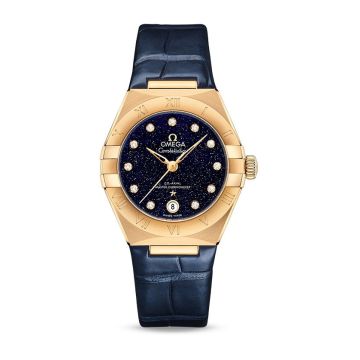 Omega Constellation Manhattan 29 Co-Axial Master Chronometer Yellow Gold / Aventurine