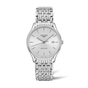 Longines Lyre 40 Automatic Stainless Steel / Silver / Bracelet