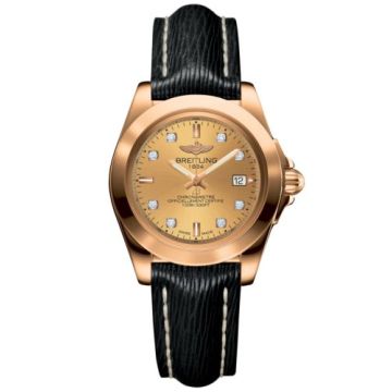 Breitling Galactic 32 Sleek Edition Rose Gold / Golden Sun Diamond / Sahara