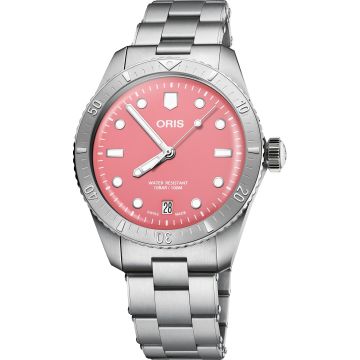 Oris Divers Sixty-Five 38 Cotton Candy Stainless Steel / Pink / Bracelet