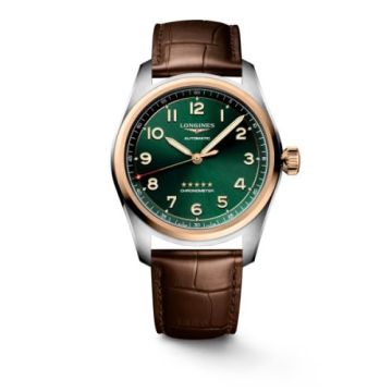 Longines Spirit Automatic 42 Stainless Steel - Rose Gold / Green / Macau Edition