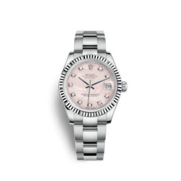 Rolex Datejust 31 Stainless Steel Fluted / Oyster / Pink MOP