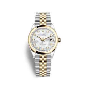 Rolex Datejust 31 Stainless Steel / Yellow Gold / Domed / MOP / Jubilee