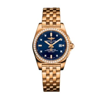 Breitling Galactic 29 Rose Gold / Diamond / Horizon Blue Diamond / Bracelet