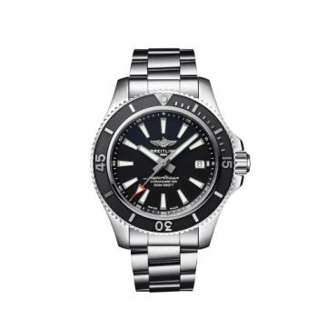 Breitling Superocean 42 Stainless Steel / Black / Bracelet / Japan
