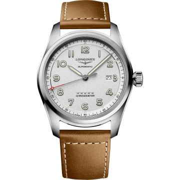 Longines Spirit Automatic 42 Silver / Strap