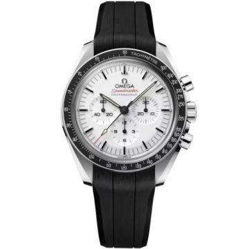 Omega Speedmaster Professional Moonwatch 3861 Stainless Steel / White / Sapphire / Rubber