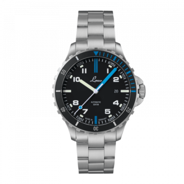 Laco Squad Watch Atlantik MB / Stainless steel / Black