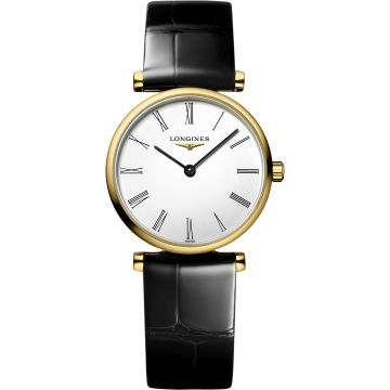 Longines La Grande Classique Quartz 24 Yellow Leather Roman