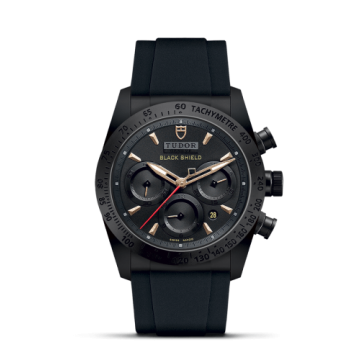 Tudor Fastrider Black Shield Ceramic / Black-Sand / Rubber