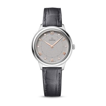 Omega De Ville Quartz 30 Stainless Steel / Grey - Diamond