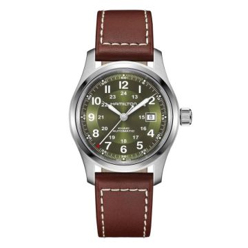Hamilton Khaki Field Auto 42 Stainless Steel / Green