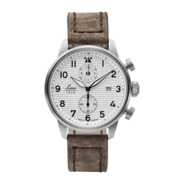 Laco Pilot Watch Special Models Bern / Stainless Steel / White
