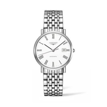 Longines Elegant Collection Automatic 37 Stainless Steel / White / Bracelet