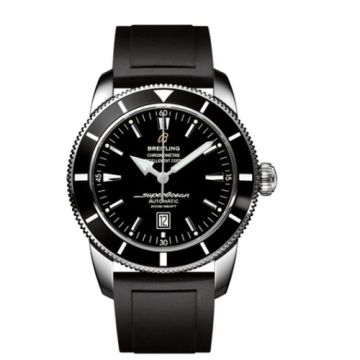 Breitling Superocean Heritage 46 Stainless Steel / Black / Black / Rubber
