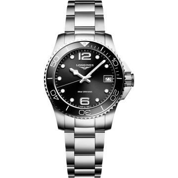 Longines HydroConquest 32 Quartz Stainless Steel / Black / Bracelet