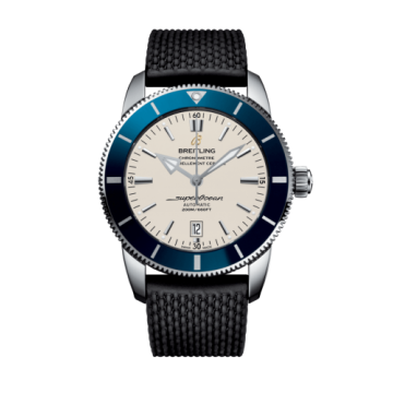 Breitling Superocean Heritage II 46 Stainless Steel / Blue / Silver / Rubber / Pin