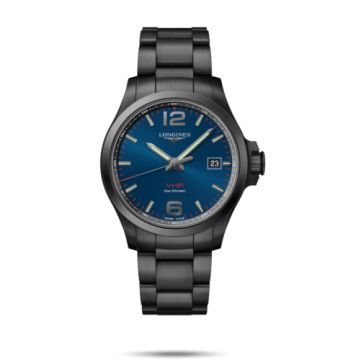 Longines Conquest V.H.P. 43 PVD / Blue / Bracelet