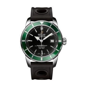 Breitling Superocean Heritage 42 Stainless Steel / Green / Volcano Black / Rubber