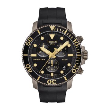 Tissot Seastar 1000 Chronograph Quartz 45.5 Bronze / Black / Rubber