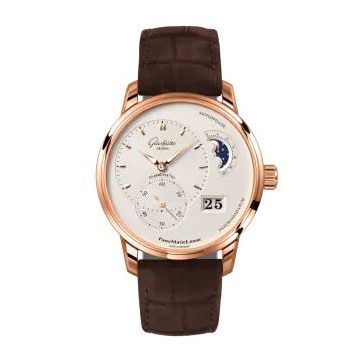 Glashütte Original PanoMatic Lunar Red Gold / Silver / Nubuck - Folding