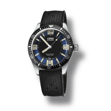 Oris Divers Sixty-Five 40 Stainless Steel / Blue / Rubber