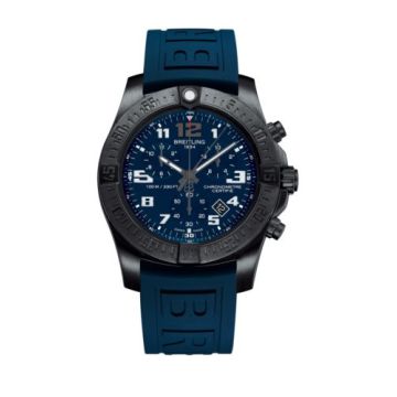 Breitling Chronospace Evo Night Mission / Blue / Rubber
