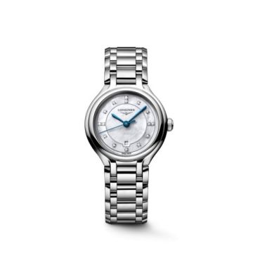 Longines PrimaLuna 30 Stainless Steel / MOP / Bracelet