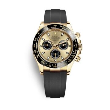 Rolex Cosmograph Daytona Yellow Gold / Cerachrom / Champagne / Oysterflex