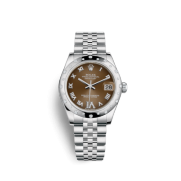 Rolex Datejust 31 Stainless Steel Domed Diamond / Jubilee / Bronze - Roman