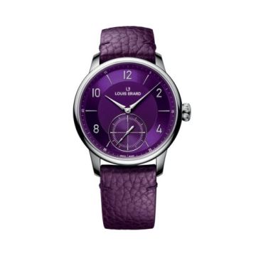 Louis Erard Excellence Petite Seconde 39 Stainless Steel / Violette