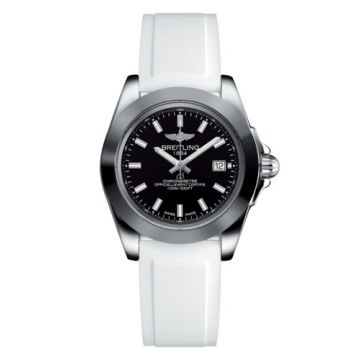 Breitling Galactic 32 Sleek Edition Stainless Steel / Trophy Black / Rubber