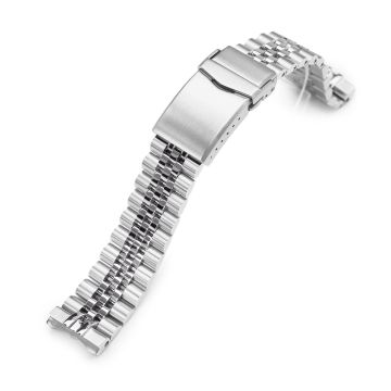 Super-J Louis 20mm Stainless Steel Bracelet for Seiko 62MAS SPB143 SPB145 SPB147 SPB149 - 18mm