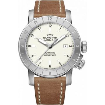 Glycine Airman 42 Automatic Stainless Steel / White