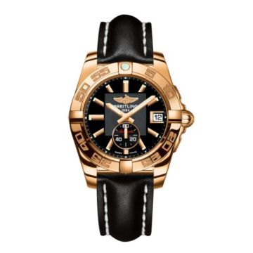Breitling Galactic 36 Automatic Rose Gold / Volcano Black / Calf
