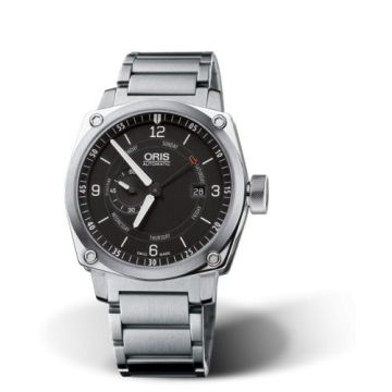 Oris BC4 Small Second Pointer Day Stainless Steel / Black / Bracelet