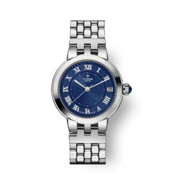 Tudor Clair de Rose 34 Stainless Steel / Blue / Bracelet