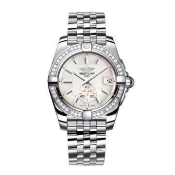 Breitling Galactic 36 Automatic Stainless Steel / Diamond / Pearl / Bracelet