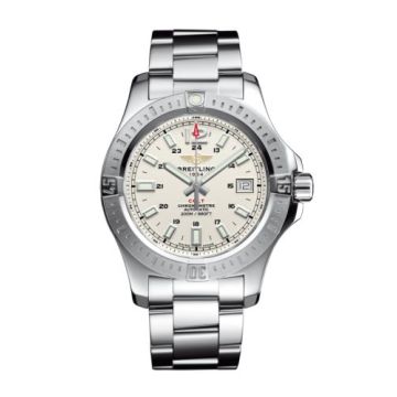 Breitling Colt 41 Automatic Stratus Silver / Bracelet