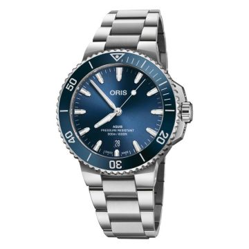 Oris Aquis Date 41.5 Stainless Steel / Blue / Bracelet