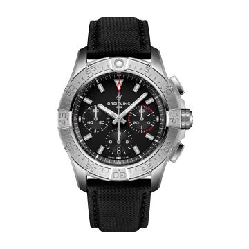 Breitling Avenger B01 Chronograph 42 Stainless Steel / Black / Strap